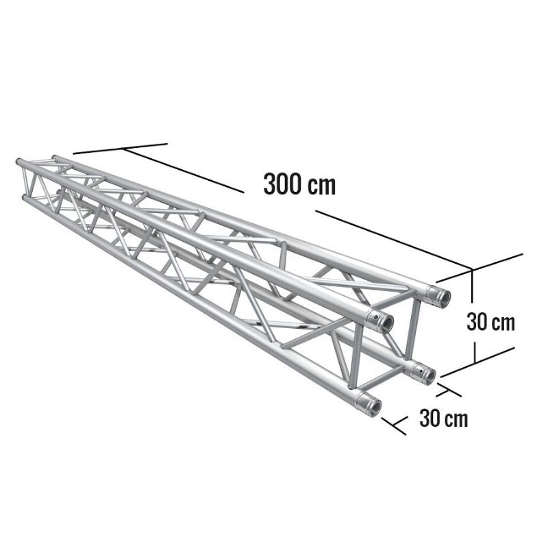 Estructura Truss Plateado 3 Metros