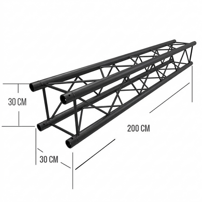 Estructura Truss Negro 2 Metros